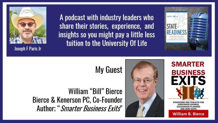 State of Readiness | William Bierce; “Smarter Business Exits”